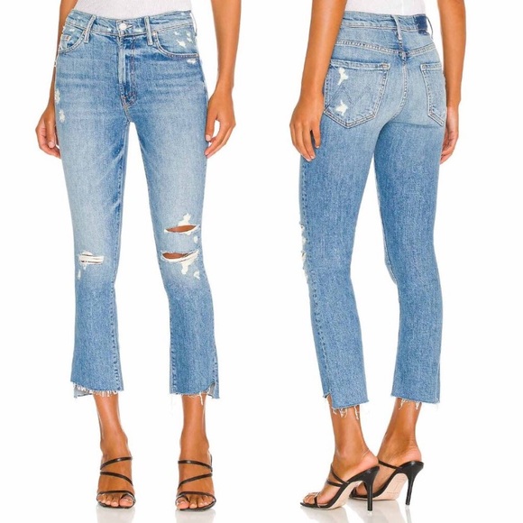 Mother Superior Jeans The Insider Crop Step Fray Holy Melancholy size 26 - Picture 3 of 14